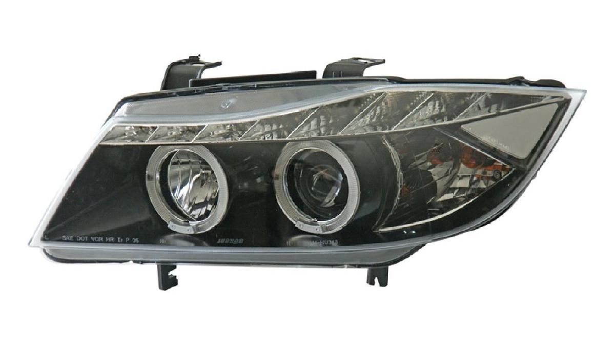 Set+de+phares+look-diurnes+sur+mesure+pour+BMW+S%C3%A9rie+3+E90%2FE91+2005-2008+-+Noir+-+incl.+Clignoteurs+%26+Angel-Eyes